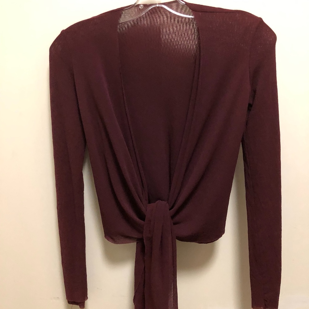 LADIES ONLY HEARTS WRAP CARDIGAN SIZE P/S TWO PLY